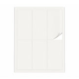 Packs de etiquetas brancas ML - 100 folhas