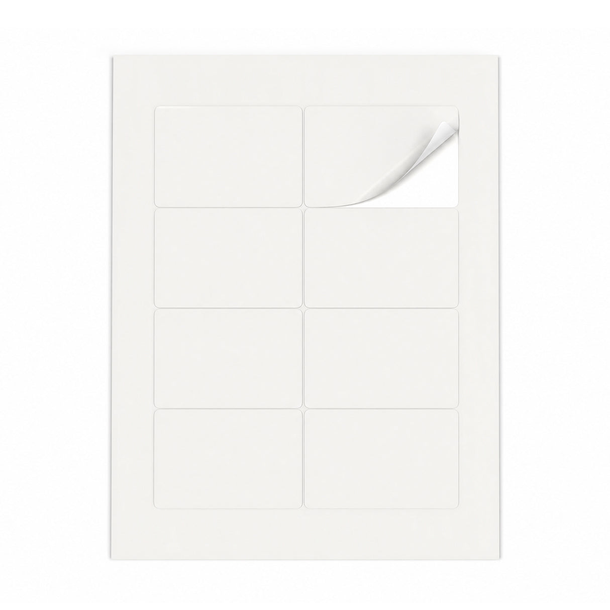 Packs de etiquetas brancas ML - 100 folhas