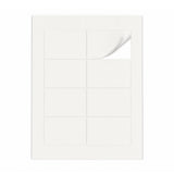 Packs de etiquetas brancas ML - 100 folhas