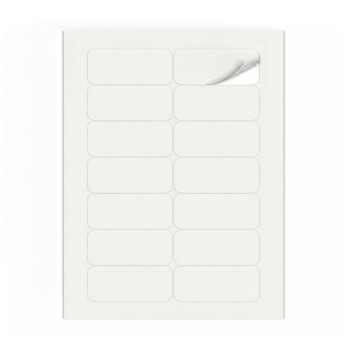 Packs de etiquetas brancas M - 100 folhas