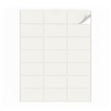 Packs de etiquetas brancas S - 100 folhas