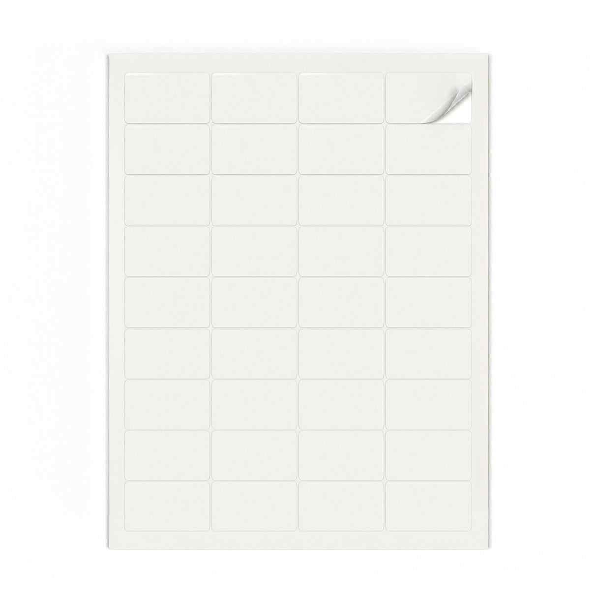 Packs de etiquetas brancas XS - 100 folhas