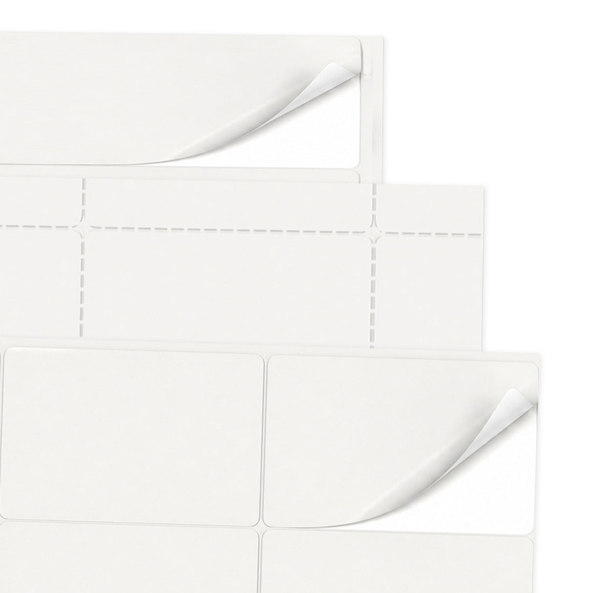 Packs de etiquetas brancas M - 100 folhas