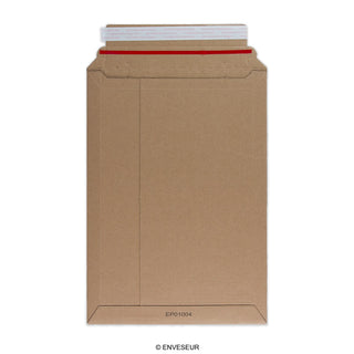 Envelope manila de papelão para envios (flauta F) 340x235 mm