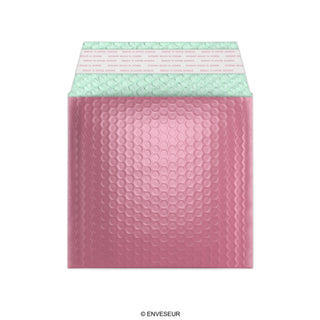 Envelopes almofadados com bolha metálica brilhante