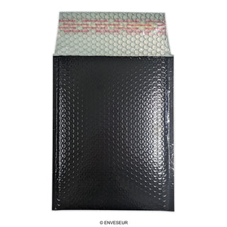 Envelopes almofadados com bolha metálica brilhante