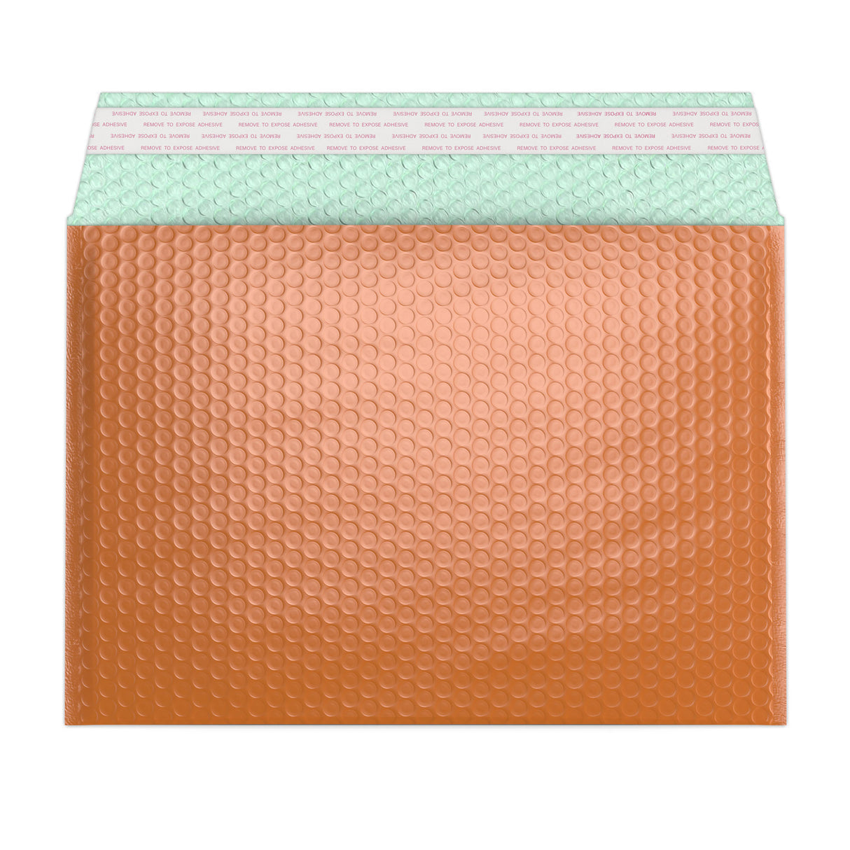 Envelopes almofadados com bolha metálica brilhante