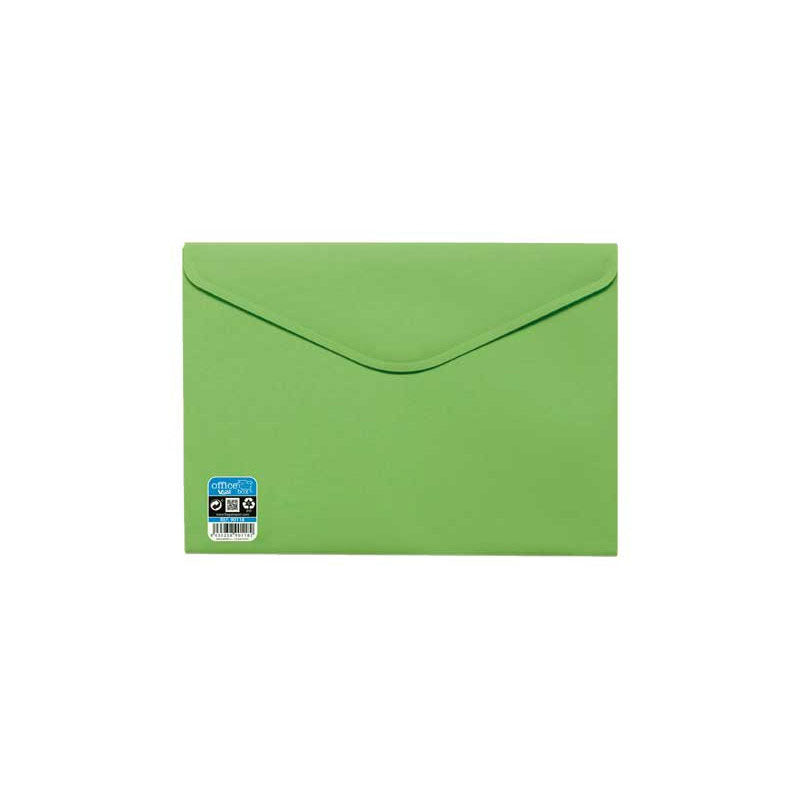 Envelopes de polipropileno V-LOCK Vital Colors com fecho de velcro