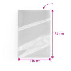 Sacos de celofan sem fecho