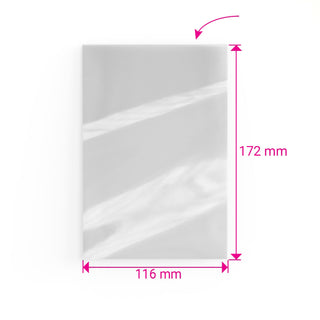 Sacos de celofan sem fecho