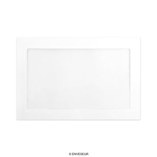 Envelope branco com janela panorâmica 229x324 mm (C4)