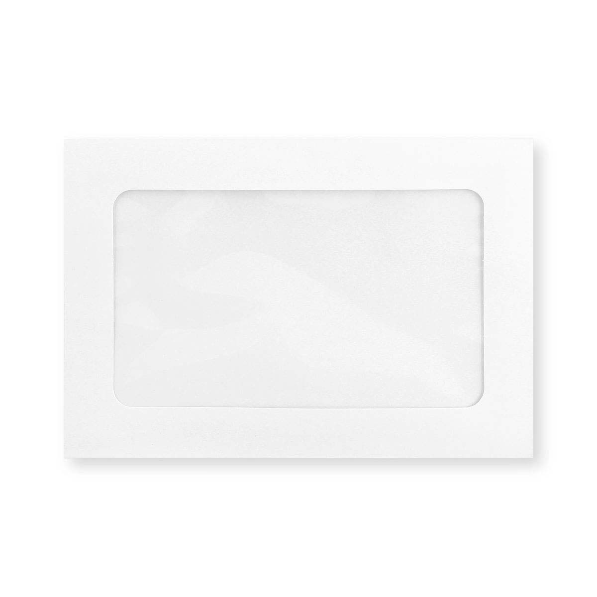 Envelope branco com janela panorâmica 162x229 mm (C5)