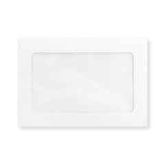 Envelope branco com janela panorâmica 162x229 mm (C5)