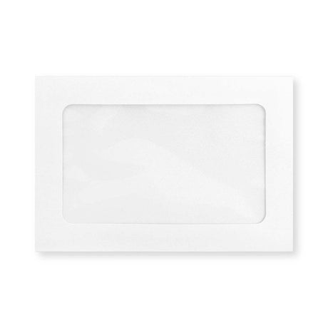Envelope branco com janela panorâmica 162x229 mm (C5)