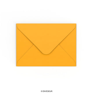 Envelope amarelo mostarda 125x175 mm