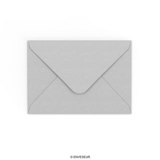 Envelope cinza pastel 125x175 mm
