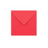 Envelope vermelho 130x130 mm