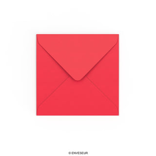 Envelope vermelho 130x130 mm
