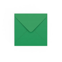 Envelope verde escuro 130x130 mm