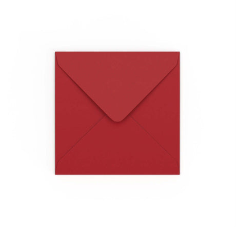 Envelope vermelho escuro 130x130 mm