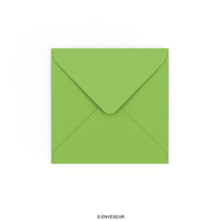 Envelope verde claro 130x130 mm