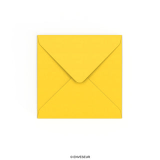 Envelope amarelo 130x130 mm