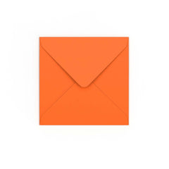 Envelope laranja 130x130 mm
