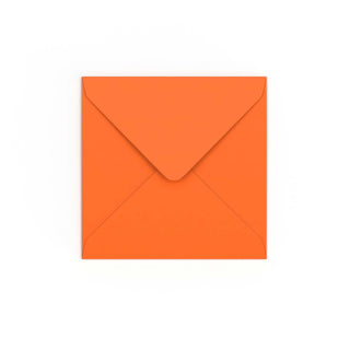 Envelope laranja 130x130 mm