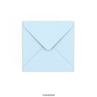 Envelope azul pastel 130x130 mm