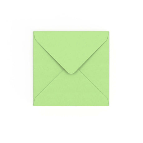 Envelope verde pastel 130x130 mm