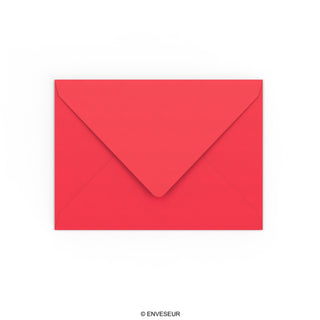 Envelope vermelho 133x184 mm