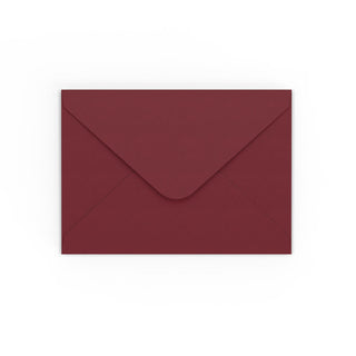 Burgundy envelopes