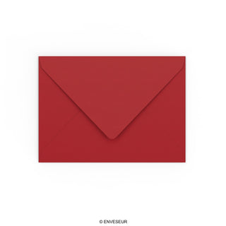 Envelope vermelho escuro 133x184 mm