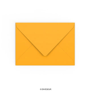 Envelope amarelo mostarda 133x184 mm