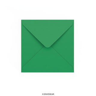 Envelope verde escuro 140x140 mm