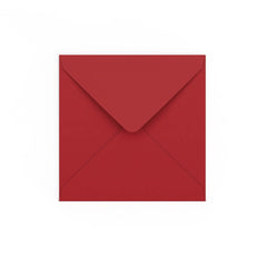 Envelope vermelho escuro 140x140 mm