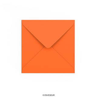 Envelope laranja 140x140 mm