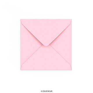 Envelope rosa pastel 140x140 mm