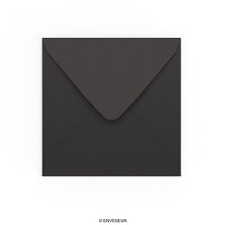 Envelope preto 155x155 mm