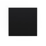 Envelope preto com aba em V 155×155 mm