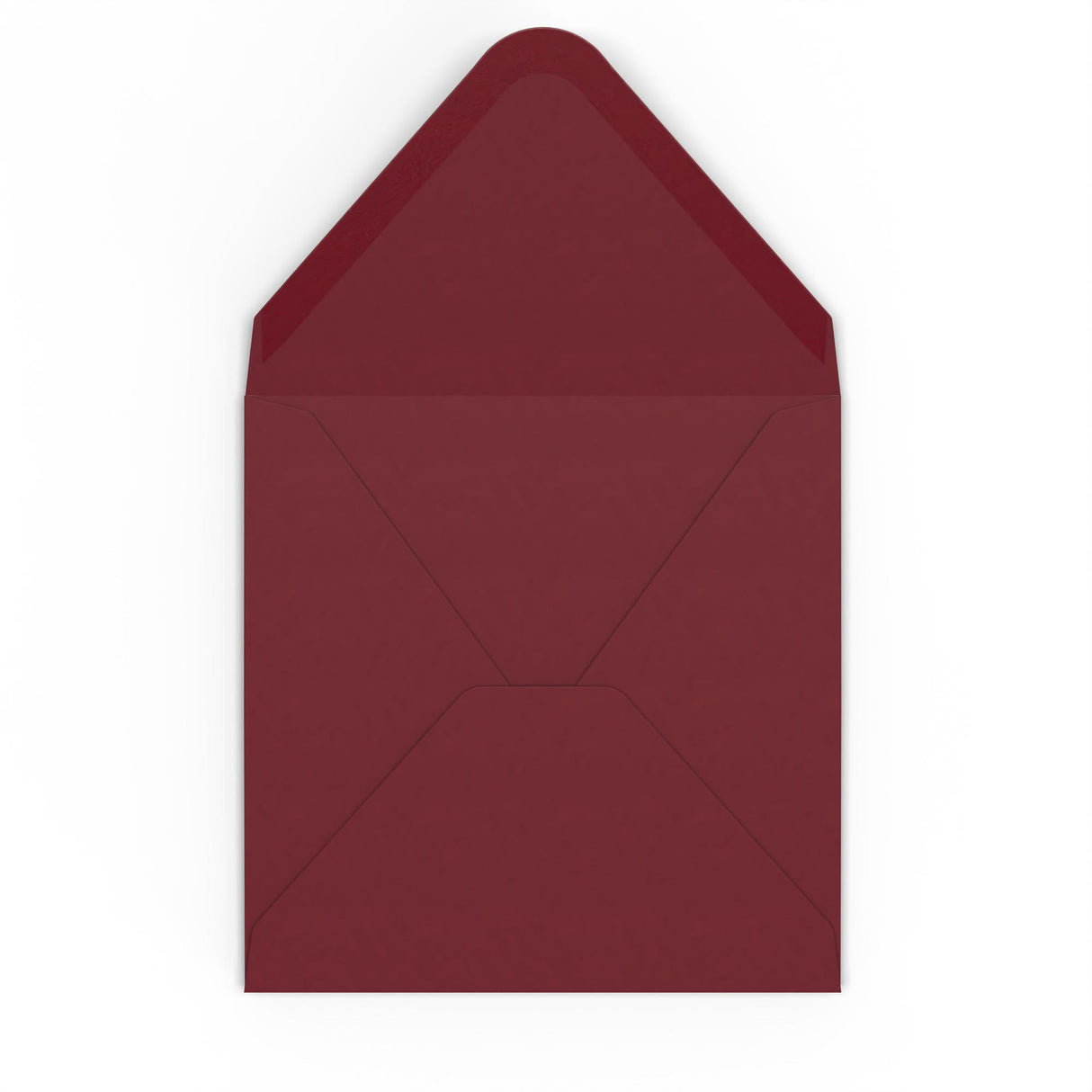 Envelopes cor de bordeaux