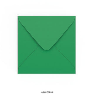 Envelope verde escuro 155x155 mm