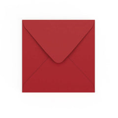 Envelope vermelho escuro 155x155 mm