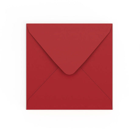 Envelope vermelho escuro 155x155 mm