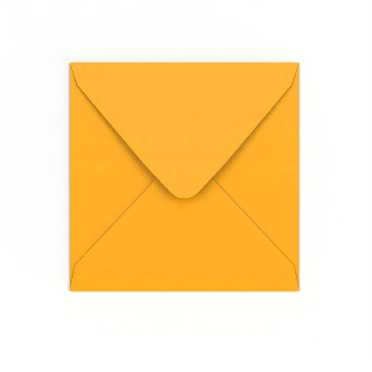 Envelope amarelo mostarda 155x155 mm