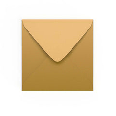 Envelope dourado 155x155 mm