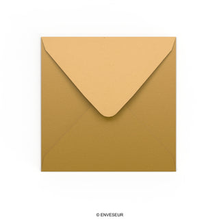 Envelope dourado 155x155 mm
