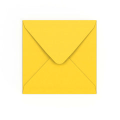 Envelope amarelo 155x155 mm