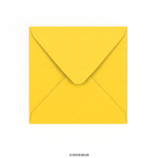 Envelope amarelo 155x155 mm