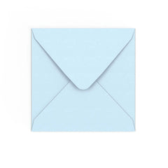 Envelope azul pastel 155x155 mm